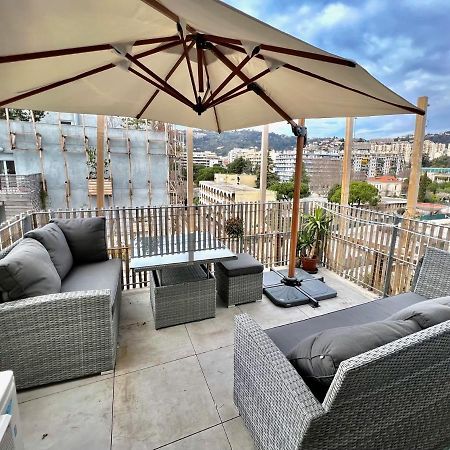 Aparthotel Riviera - Superbe 3 Pieces Avec Terrasse Plein Sud Et Parking Ac- La Terrasse Du Jardin Du Ray Ницца Экстерьер фото