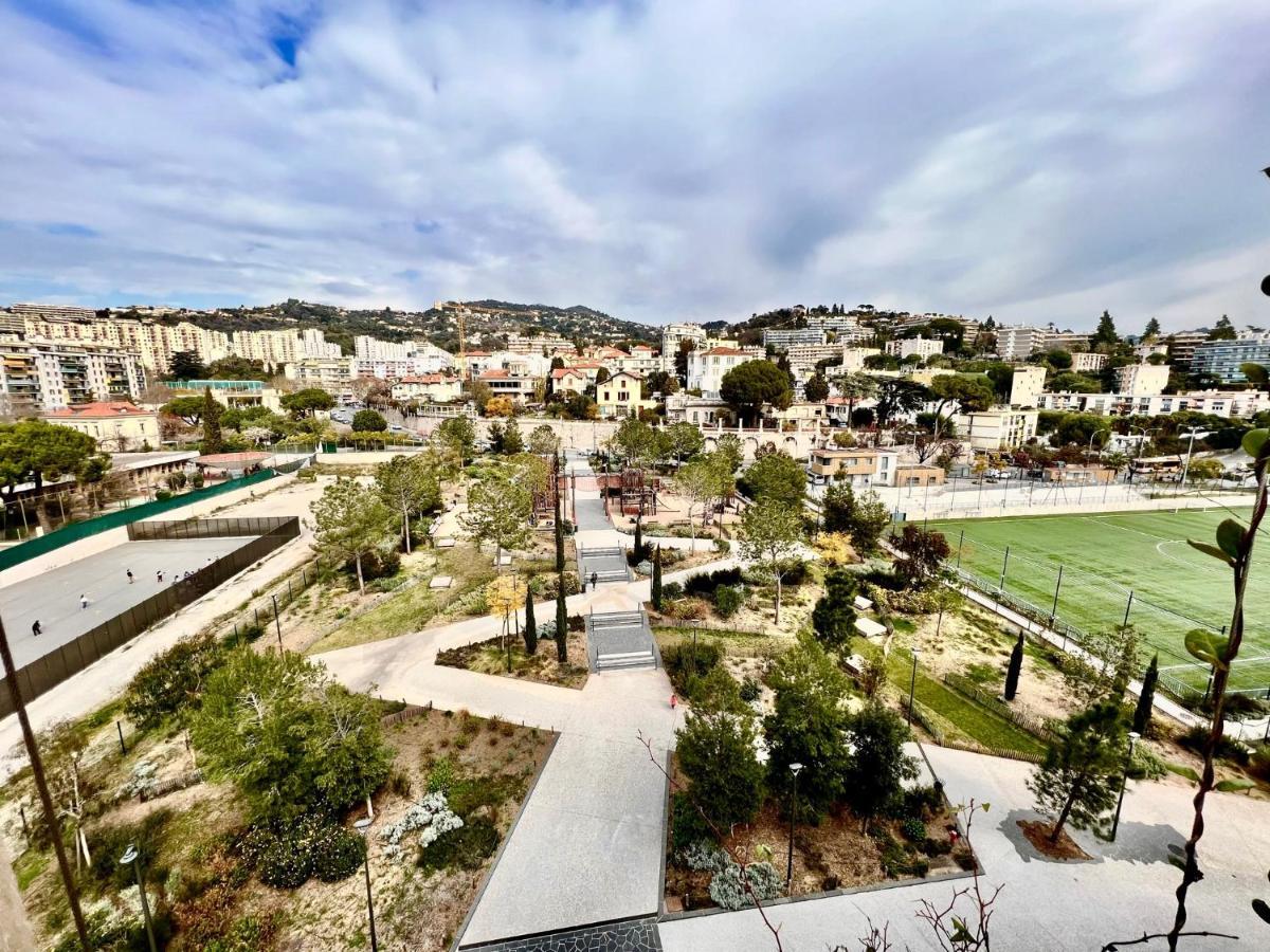 Aparthotel Riviera - Superbe 3 Pieces Avec Terrasse Plein Sud Et Parking Ac- La Terrasse Du Jardin Du Ray Ницца Экстерьер фото