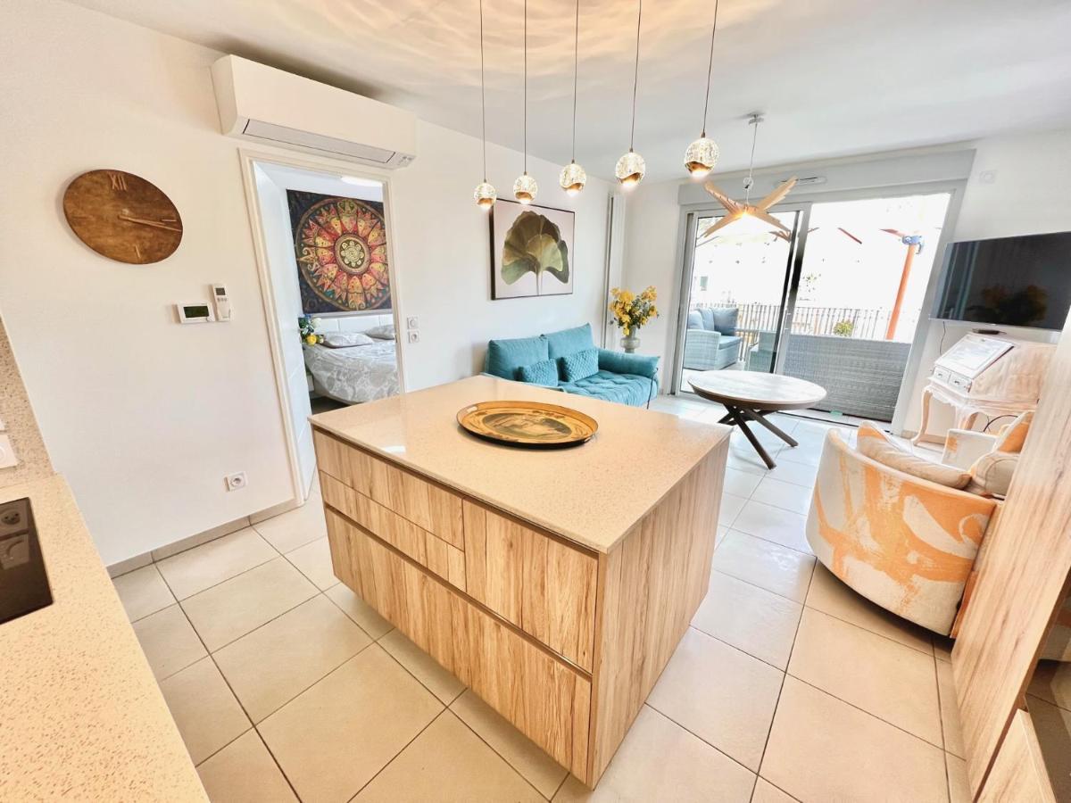 Aparthotel Riviera - Superbe 3 Pieces Avec Terrasse Plein Sud Et Parking Ac- La Terrasse Du Jardin Du Ray Ницца Экстерьер фото