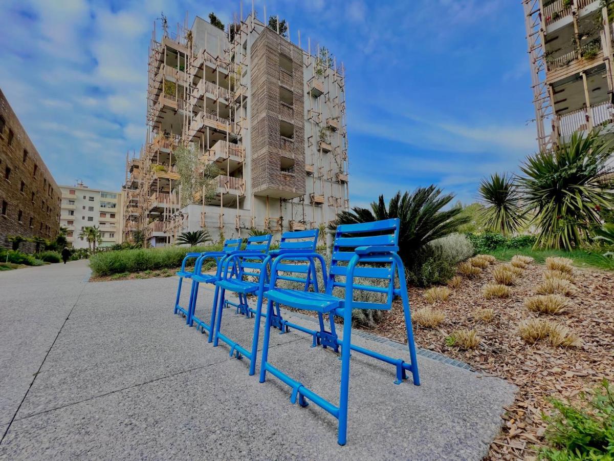 Aparthotel Riviera - Superbe 3 Pieces Avec Terrasse Plein Sud Et Parking Ac- La Terrasse Du Jardin Du Ray Ницца Экстерьер фото
